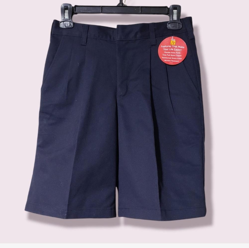 Boys Navy Blue School Uniform Shorts
